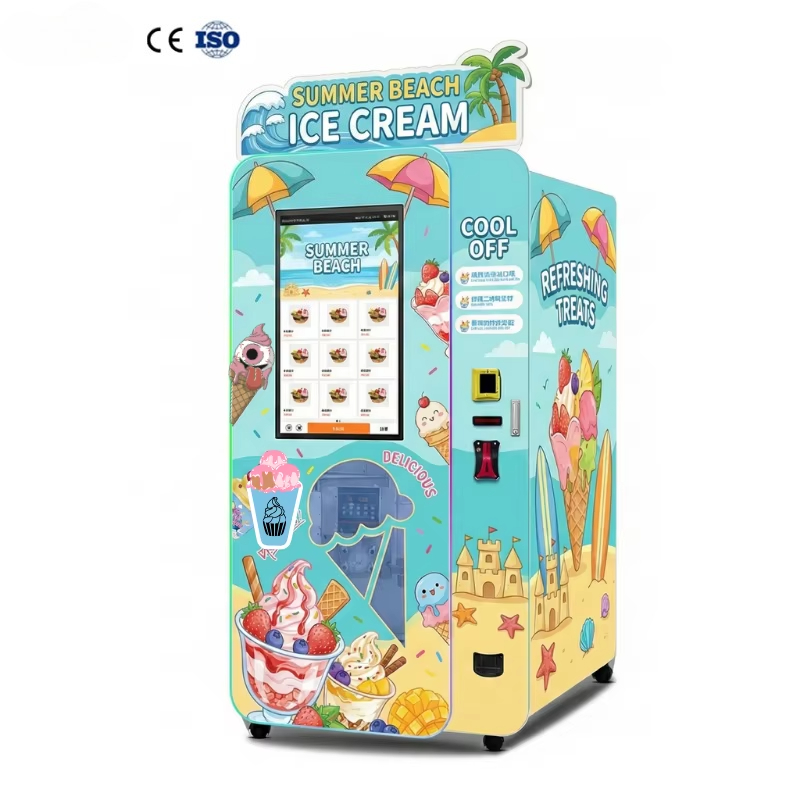 Ice Cream Vending Machine Auto - огляд і ціна Commercial Vending Machine