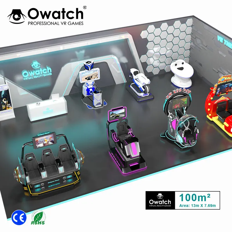 High Quality VR 6Seat Machine  - огляд і ціна Arcade Machine Profit