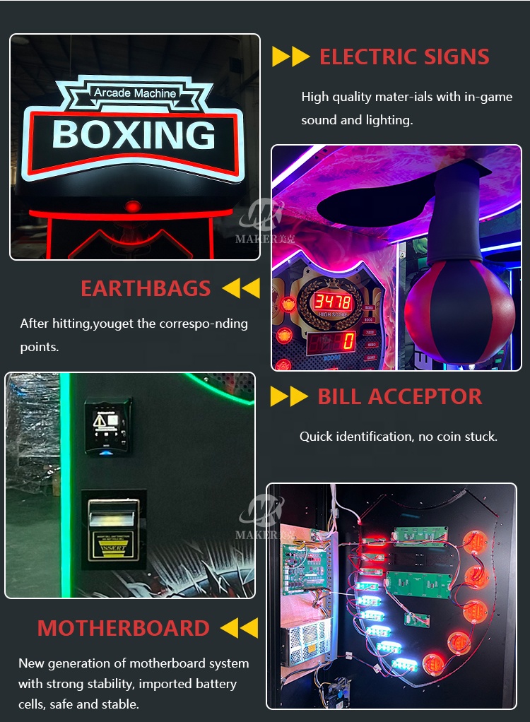 Factory Wholesale Boxing Machi - огляд і ціна Arcade Machine Profit