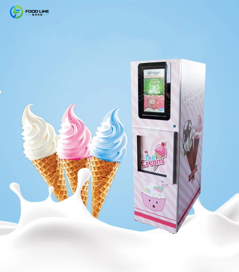 Commercial automatic cone ice  - огляд і ціна Commercial Vending Machine