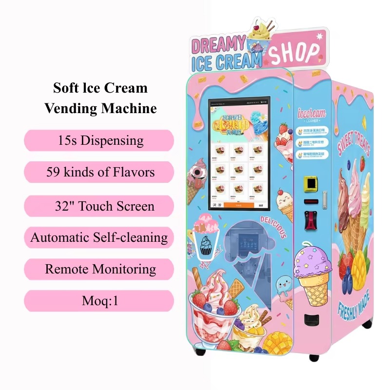 Smart Commercial Ice Cream Ven - огляд і ціна Commercial Vending Machine